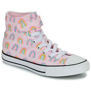 Παπούτσια Κορίτσι Ψηλά Sneakers Converse CHUCK TAYLOR ALL STAR EASY ON RAINBOWS Ροζ / Multicolour
