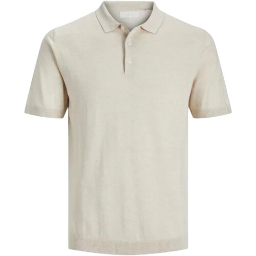 Υφασμάτινα Άνδρας T-shirt με κοντά μανίκια Premium By Jack&jones 12229007 Beige