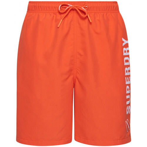 Υφασμάτινα Άνδρας Μαγιώ / shorts για την παραλία Superdry Code applque 19inch Orange