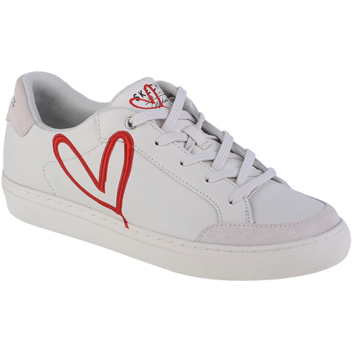 Παπούτσια Γυναίκα Χαμηλά Sneakers Skechers Side Street - Lonely Heart Άσπρο