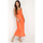 Υφασμάτινα Γυναίκα Φορέματα La Modeuse 66215_P153706 Orange