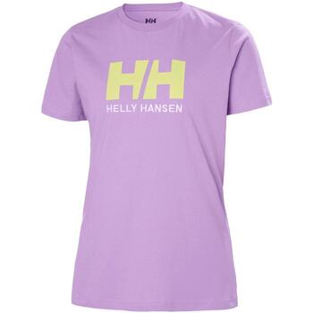 Υφασμάτινα Γυναίκα T-shirt με κοντά μανίκια Helly Hansen  Violet