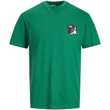 Υφασμάτινα Άνδρας T-shirt με κοντά μανίκια Jack & Jones  Green