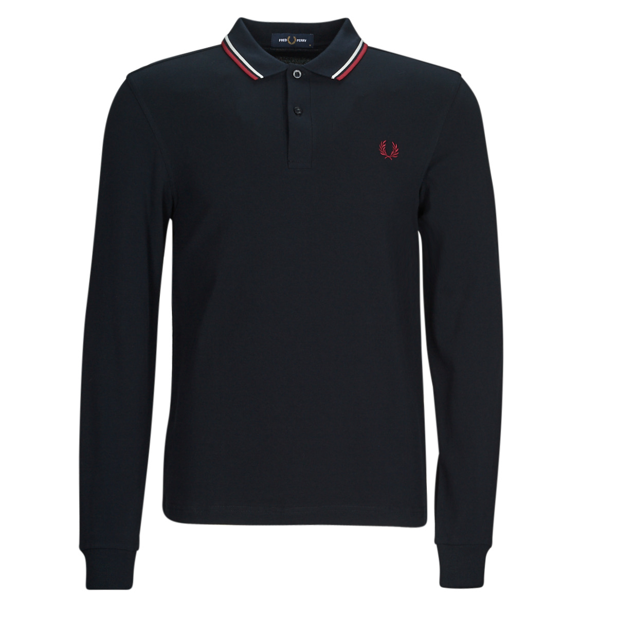 Fred Perry  Πόλο με μακριά μανίκια Fred Perry LS TWIN TIPPED SHIRT