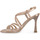 Παπούτσια Γυναίκα Σανδάλια / Πέδιλα NeroGiardini NERO GIARDINI  434 LAMINATO SANDALO Grey
