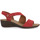 Παπούτσια Γυναίκα Σανδάλια / Πέδιλα Enval BENTHIC NERO Red