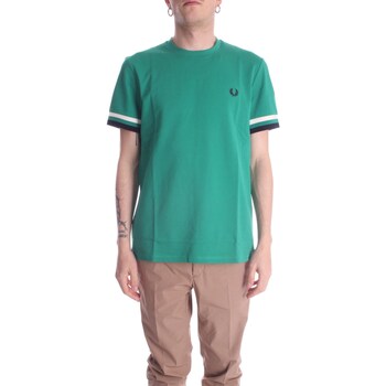 Υφασμάτινα Άνδρας T-shirt με κοντά μανίκια Fred Perry M5609 Green