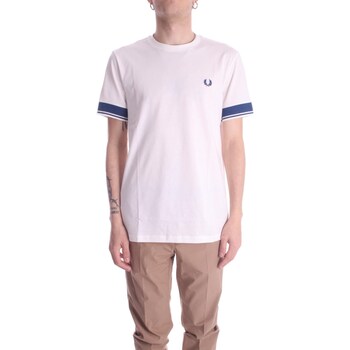 Υφασμάτινα Άνδρας T-shirt με κοντά μανίκια Fred Perry M5613 Άσπρο