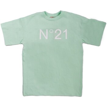 Υφασμάτινα Κορίτσι T-shirt με κοντά μανίκια N°21 N21617 Green