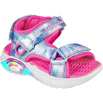 Παπούτσια Κορίτσι Σανδάλια / Πέδιλα Skechers Rainbow racer sumer sky Μπλέ
