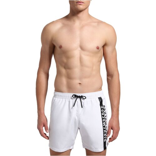 Υφασμάτινα Άνδρας Μαγιώ / shorts για την παραλία Bikkembergs BKK2MBM07 Άσπρο
