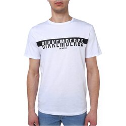 Υφασμάτινα Άνδρας T-shirt με κοντά μανίκια Bikkembergs BKK2MTS03 Άσπρο