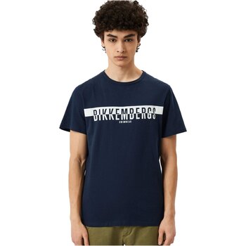 Υφασμάτινα Άνδρας T-shirt με κοντά μανίκια Bikkembergs BKK2MTS03 Μπλέ