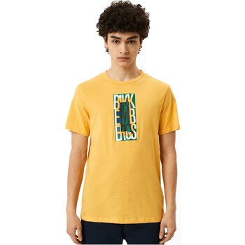 Υφασμάτινα Άνδρας T-shirt με κοντά μανίκια Bikkembergs BKK2MTS04 Yellow