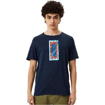Υφασμάτινα Άνδρας T-shirt με κοντά μανίκια Bikkembergs BKK2MTS04 Μπλέ