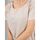 Υφασμάτινα Γυναίκα T-shirt με κοντά μανίκια La Haine Inside Us P2333 4V | GRETTA Beige