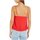 Υφασμάτινα Γυναίκα Αμάνικα / T-shirts χωρίς μανίκια Tommy Jeans DW0DW15198 Red