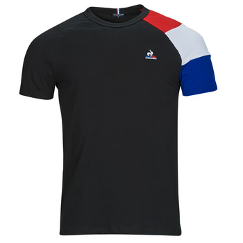 Υφασμάτινα Άνδρας T-shirt με κοντά μανίκια Le Coq Sportif BAT TEE SS N°1 Black / Red