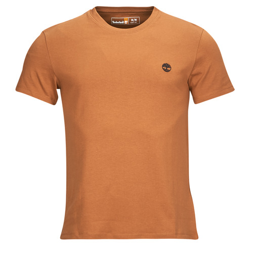 Υφασμάτινα Άνδρας T-shirt με κοντά μανίκια Timberland Dunstan River Jersey Crew Tee Slim Brown