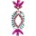 Ρολόγια & Kοσμήματα Γυναίκα Σκουλαρίκια Luna Collection 70119 Ροζ