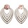 Ρολόγια & Kοσμήματα Γυναίκα Σκουλαρίκια Luna Collection 70112 Ροζ