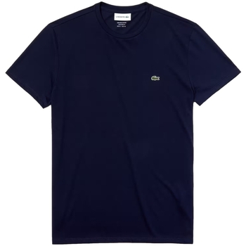 Υφασμάτινα Άνδρας T-shirts & Μπλούζες Lacoste Pima Cotton T-Shirt - Blue Marine Μπλέ