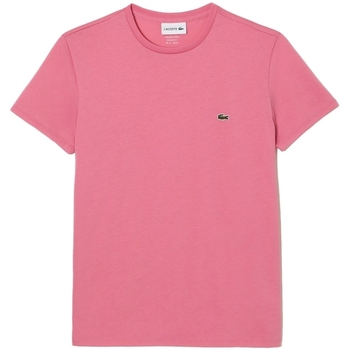 Υφασμάτινα Άνδρας T-shirts & Μπλούζες Lacoste Pima Cotton T-Shirt - Rose Ροζ