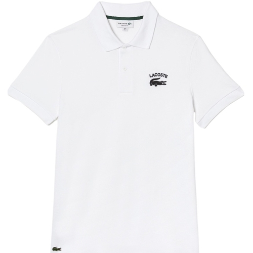 Υφασμάτινα Άνδρας T-shirts & Μπλούζες Lacoste Stretch Mini Piqué Polo Shirt - Blanc Άσπρο