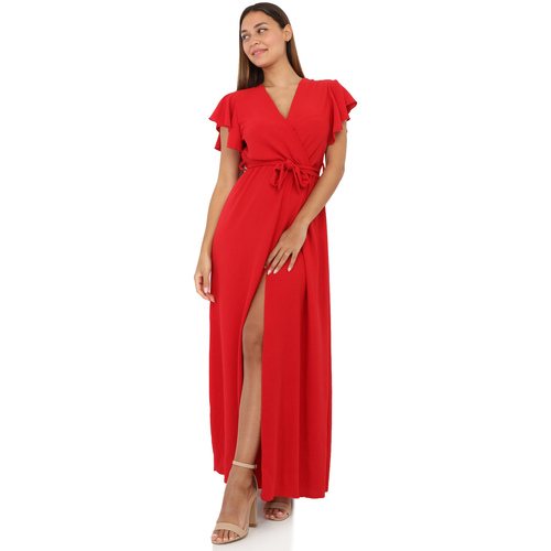 Υφασμάτινα Γυναίκα Φορέματα La Modeuse 66665_P155371 Red
