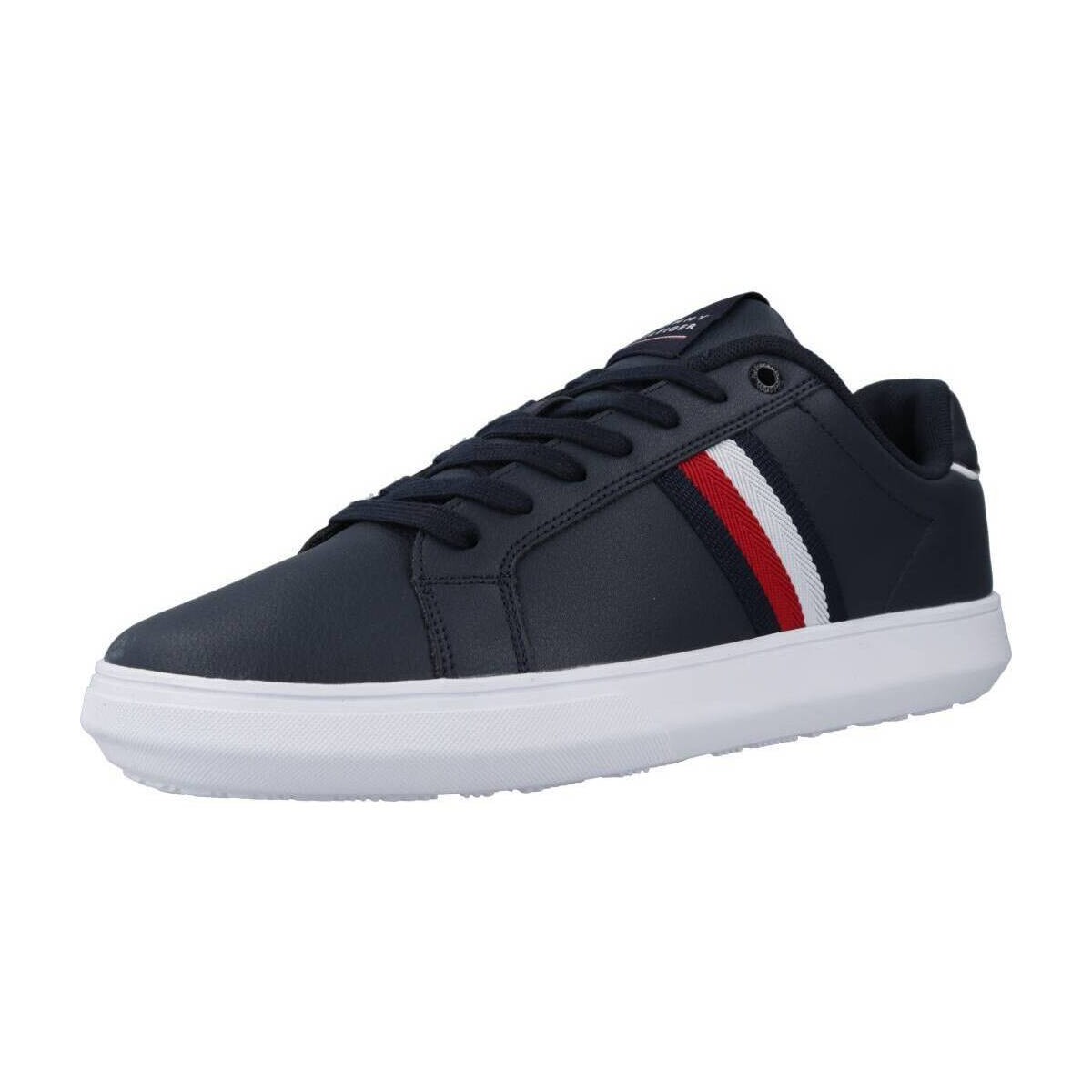 Sneakers Tommy Hilfiger CORPORATE LEATHER CUP ST Μπλέ
