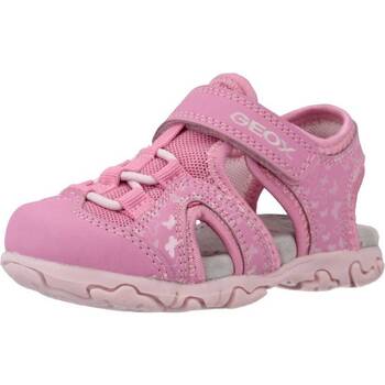 Παπούτσια Κορίτσι Σανδάλια / Πέδιλα Geox B SANDAL FLAFFEE GIR Ροζ
