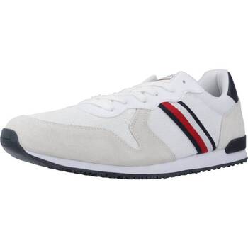 Παπούτσια Άνδρας Sneakers Tommy Hilfiger ICONIC MIX RUNNER Άσπρο