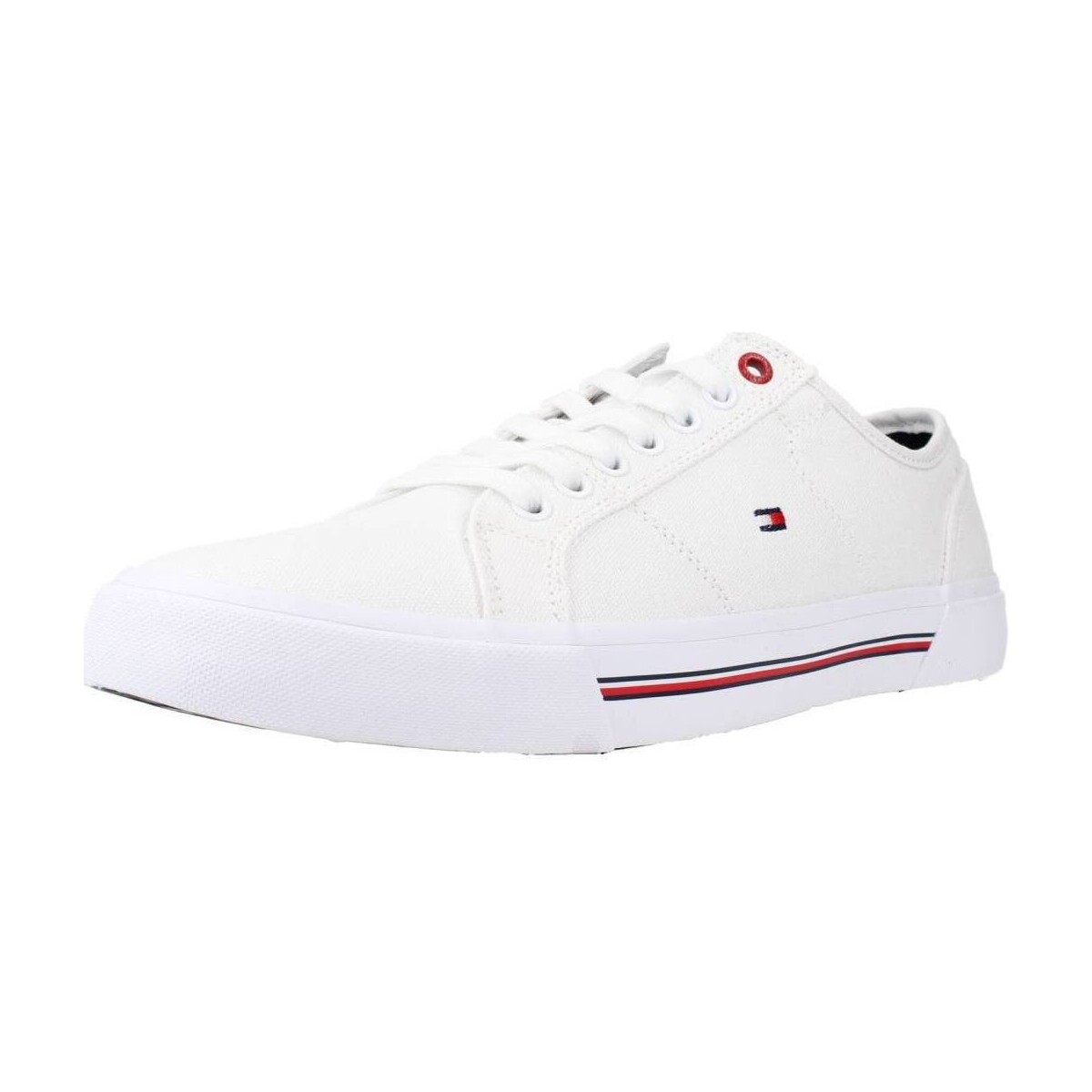 Sneakers Tommy Hilfiger CORE CORPORATE VULC CANV Άσπρο