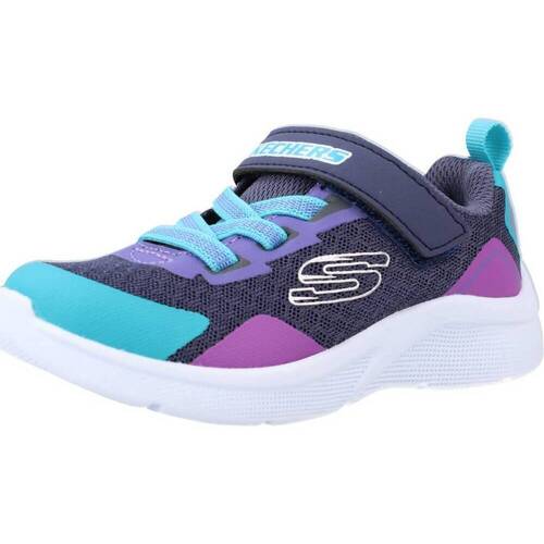 Παπούτσια Κορίτσι Χαμηλά Sneakers Skechers MICROSPEC-BRIGHT RETROS Μπλέ