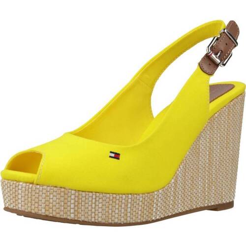 Παπούτσια Γυναίκα Σανδάλια / Πέδιλα Tommy Hilfiger ICONIC ELENA SLING BACK Yellow