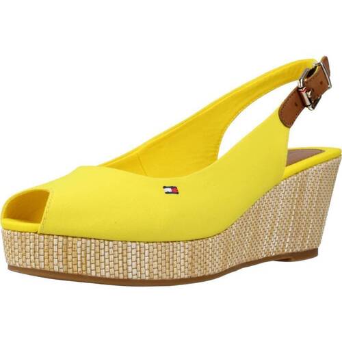 Παπούτσια Γυναίκα Σανδάλια / Πέδιλα Tommy Hilfiger ICONIC ELBA SLING BACK W Yellow