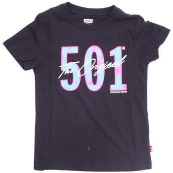 Υφασμάτινα Κορίτσι T-shirt με κοντά μανίκια Levi's 8EH882 Black