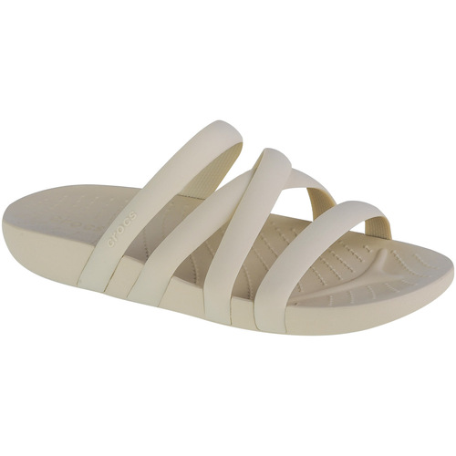 Παπούτσια Γυναίκα Παντόφλες Crocs Splash Strappy Sandal Beige