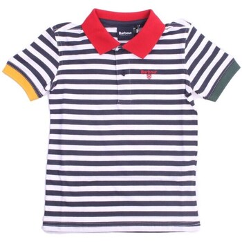 Υφασμάτινα Αγόρι T-shirt με κοντά μανίκια Barbour CML0183 Μπλέ