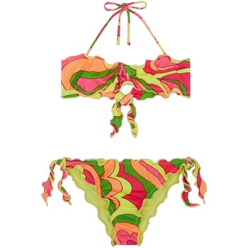Υφασμάτινα Κορίτσι Μαγιώ / shorts για την παραλία Me Fui MJ23-1501 Ροζ