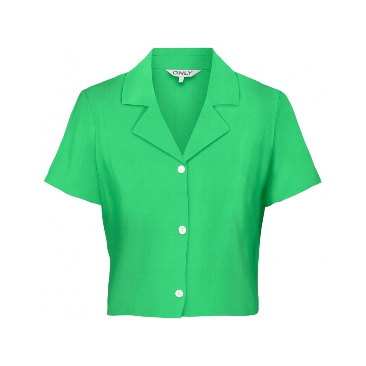 Only  Μπλούζα Only Shirt Caro Linen - Summer Green