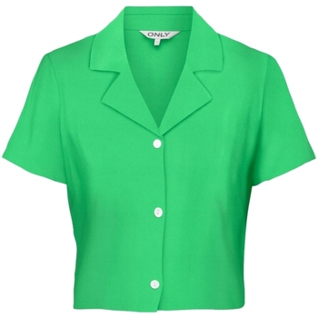 Υφασμάτινα Γυναίκα Μπλούζες Only Shirt Caro Linen - Summer Green Green