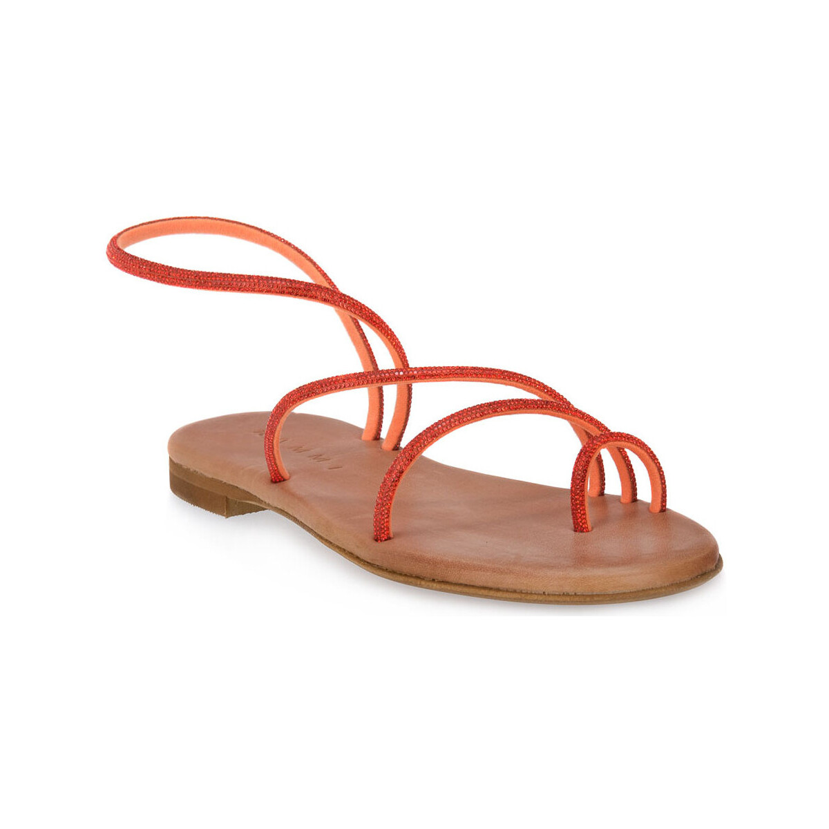 Παπούτσια Γυναίκα Σανδάλια / Πέδιλα Mosaic ORANGE ELISA Orange