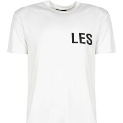Υφασμάτινα Άνδρας T-shirt με κοντά μανίκια Les Hommes LF224300-0700-1009 | Grafic Print Άσπρο