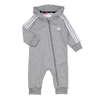 Υφασμάτινα Παιδί Ολόσωμες φόρμες / σαλοπέτες Adidas Sportswear 3S FT ONESIE Grey / Άσπρο