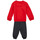 Υφασμάτινα Αγόρι Σετ Adidas Sportswear 3S JOG Red / Άσπρο / Black