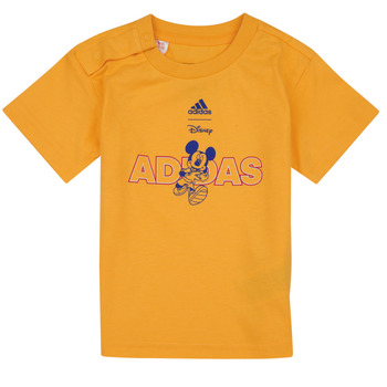 Υφασμάτινα Παιδί T-shirt με κοντά μανίκια Adidas Sportswear DY MM T Gold / Μπλέ / Roi