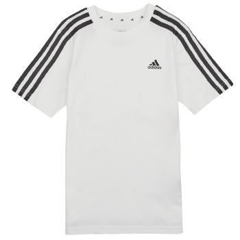 Υφασμάτινα Παιδί T-shirt με κοντά μανίκια Adidas Sportswear 3S TEE Άσπρο / Black