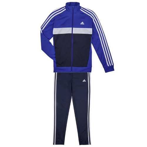 Υφασμάτινα Αγόρι Σετ από φόρμες Adidas Sportswear 3S TIBERIO TS Μπλέ / Άσπρο