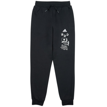Υφασμάτινα Αγόρι Φόρμες Adidas Sportswear BLUV Q3 PANT Black / Άσπρο